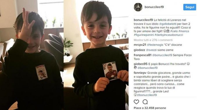 Fairplay sotto la Mole. Il figlio di Bonucci ama Belotti FOTO