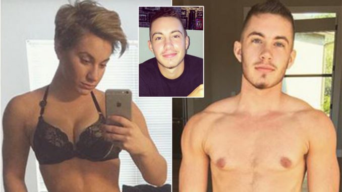 Transgender pubblica le foto della sua trasformazione Transgender pubblica le foto della sua trasformazione