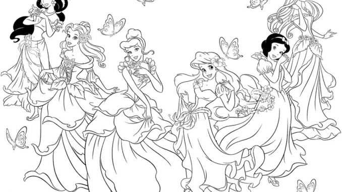Le principesse disney da colorare online Le principesse disney da colorare online
