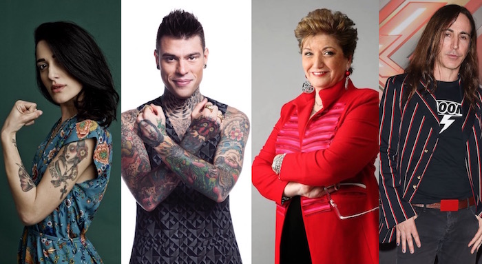 XF11 Levante, Fedez, Mara Maionchi e Manuel Agnelli