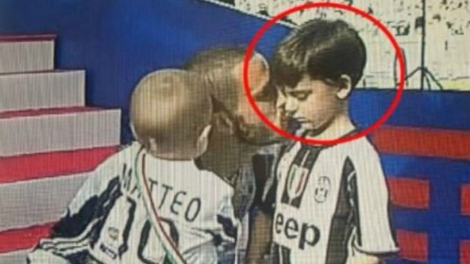 Lorenzo e Leonardo Bonucci trionfo per il padre, tristezza per il figlio tristezza