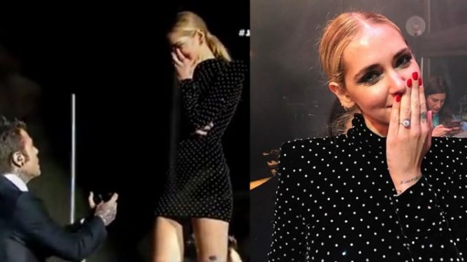 Proposta di matrimonio di Fedez alla Ferragni ma spunta l'ex Giulia spunta