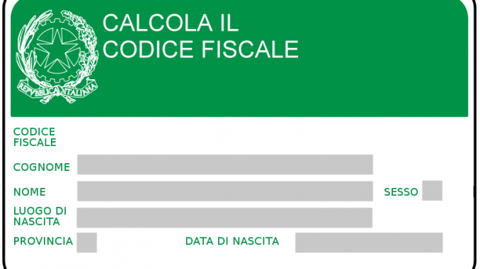 codice fiscale codice fiscale