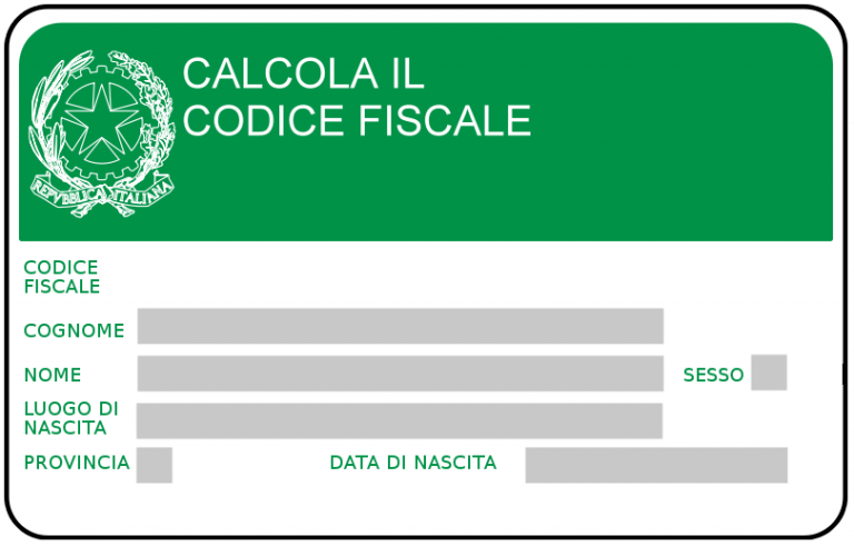 codice fiscale codice fiscale