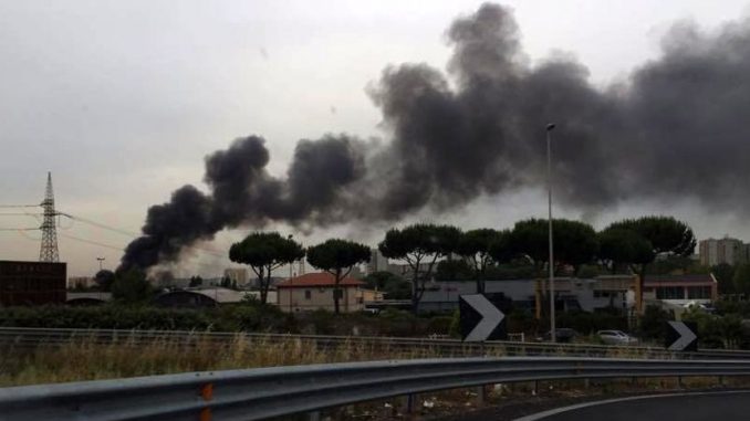 incendio roma roma