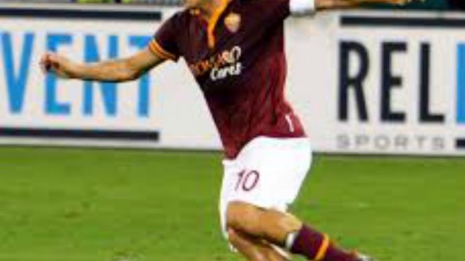 roma-genoa, totti roma-genoa, totti