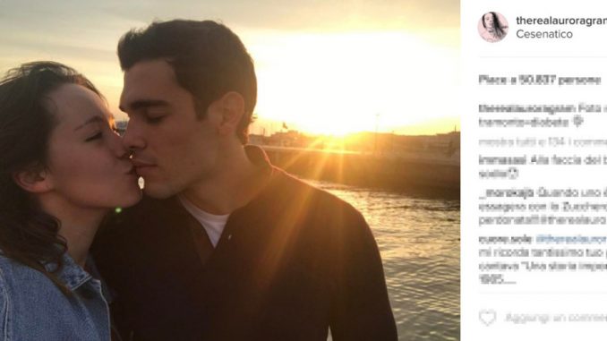 Aurora Ramazzotti e la sua dedica a Goffredo Cerza dedica