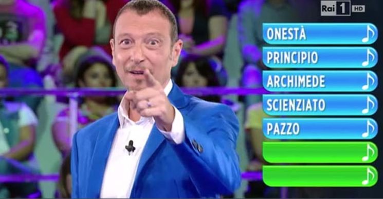 Amadeus lascia 'Reazione a catena'? Ecco chi prenderà il suo posto Amadeus