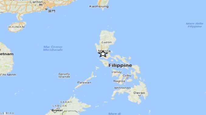 Terremoto Filippine, scossa magnitudo 6.2 Filippine