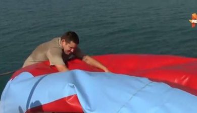 Recuperato in mare