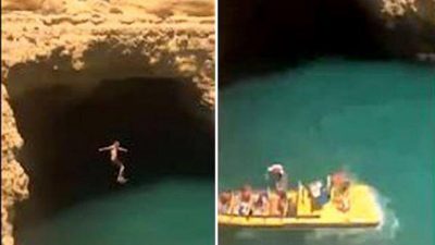 Tuffo molto mal riuscito