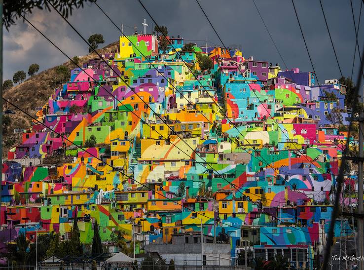 Street artist: i cittadini colorano il quartiere sulla collina Pachuca