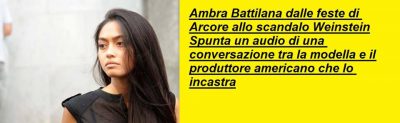 Altra vittima di Weinstein