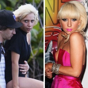 lady gaga with and without makeup 300x300