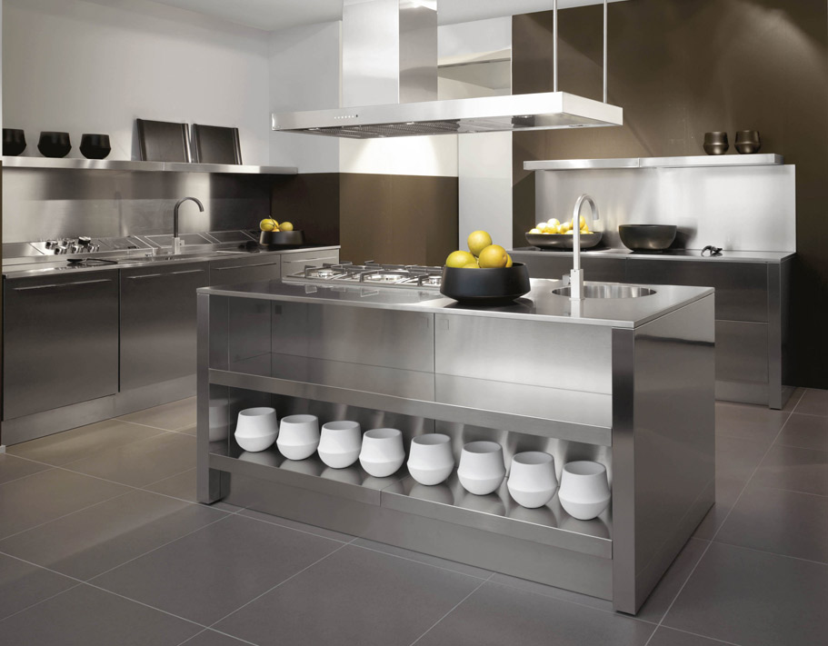 Moderna cucina Geo della Berloni in acciaio inox - Notizie.it Moderna cucina Geo della Berloni in acciaio inox - Notizie.it