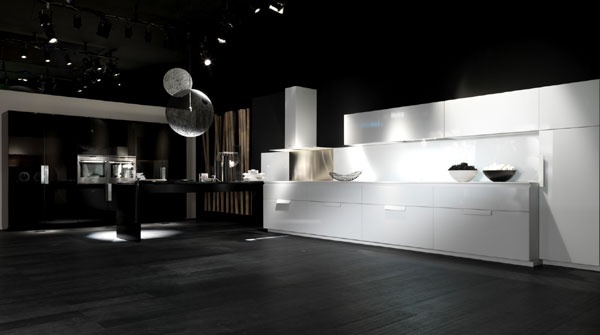 Moderna cucina bianca e nera - Notizie.it Moderna cucina bianca e nera - Notizie.it