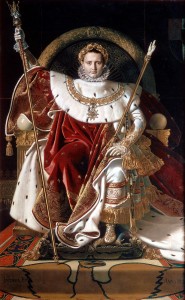 Ingres Napoleon on his Imperial throne 185x300