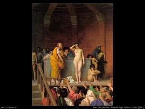 jean leon gerome 020 mercato degli schiavi a roma 1884 300x225