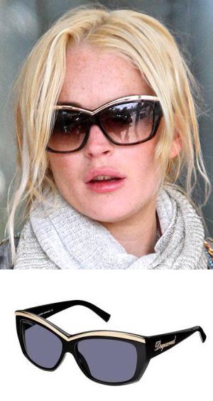 Dsquared LohanNotizie OcchialiGold it Lindsay Per 8nOXwk0NP