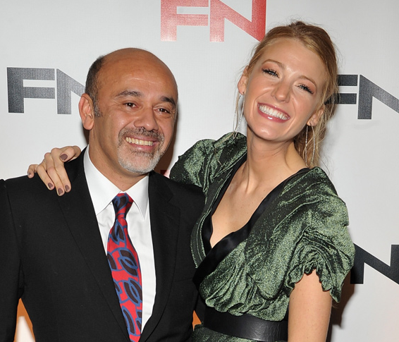 Blake Lively e Christian Louboutin