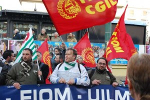 I lavoratori Fiat di Pomigliano D'Arco