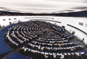 Il Parlamento di Strasburgo in seduta