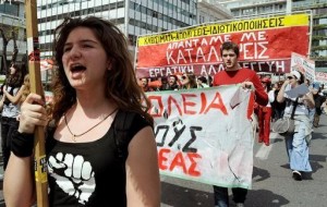 Proteste in Grecia