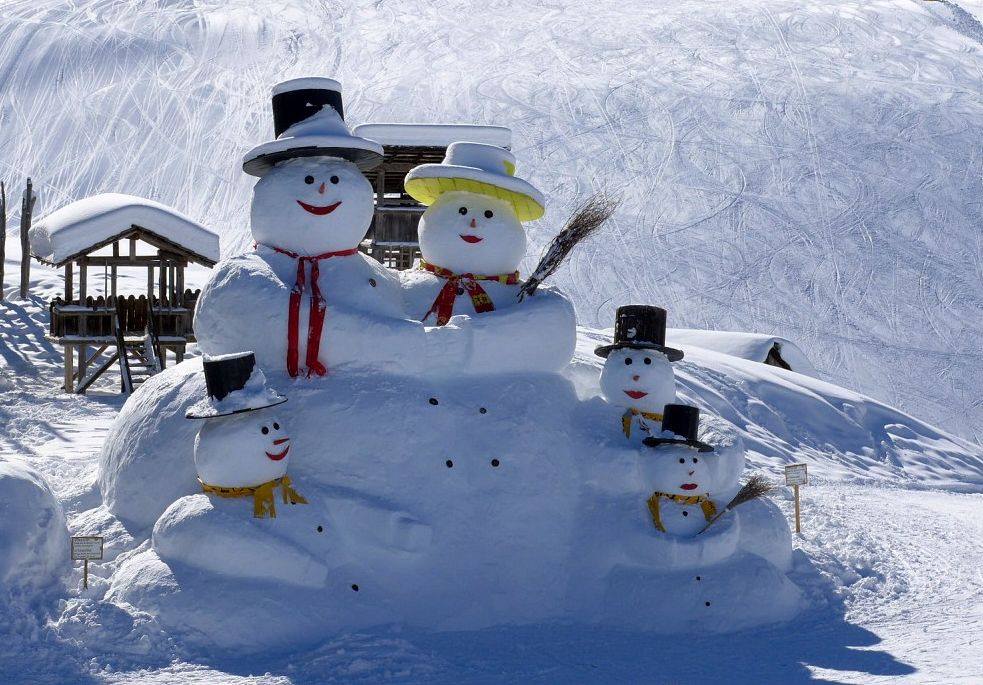 come fare un pupazzo di neve