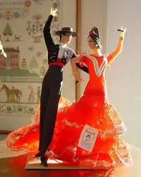 Cake topper ispirato al flamenco