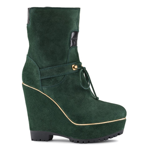 Sergio Rossi: stivaletti con zeppa Alta Quota della Collezione Autunno/Inverno 2011/2012