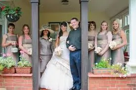 Matrimonio nel portico di casa