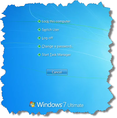 Windows 7 Task Manager Prompt