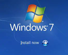 install windows 7