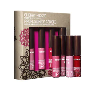 rby korres cherry oil lip gloss kit ho50Gm mdn