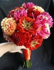 Bouquet da sposa di crisantemi