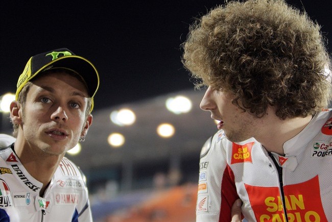Valentino Rossi Marco Simoncelli 650x435