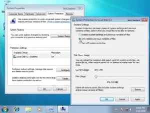 Windows 7   System Restore
