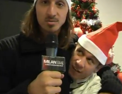cassano ibrahimovic milan buon natale