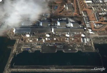 fukushima satellite image