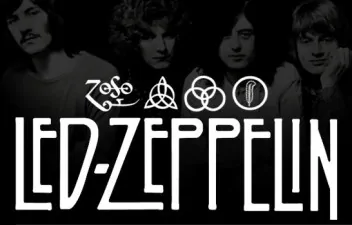 Led Zeppelin con simboli