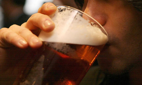 Man drinks alcohol 006