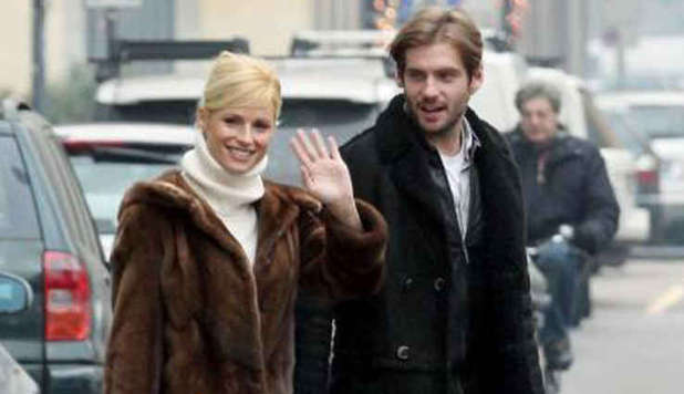 michelle hunziker tomaso trussardi