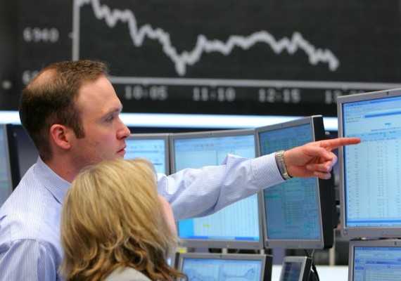 Borsa2 Operatori finanziari al lavoro