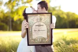 Certificato di matrimonio quacchero