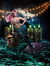 Exclusive Katy Perry Dresses Little Mermaid GHd Air Ads