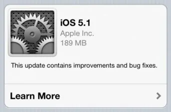 Apple rende disponibile iOS 5 1