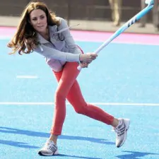 Kate Middleton Playing Hockey Video
