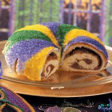 King cake di New Orleans