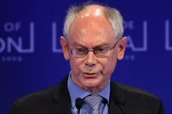 Il presidente Ue, Herman Van Rompuy