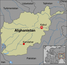 map afghanistan kandahar